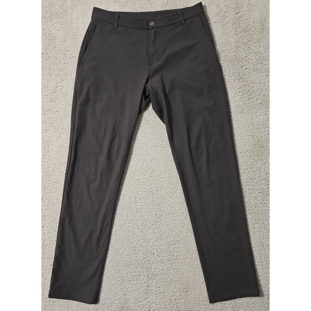 Lululemon Pants Mens Size 32 x 31 Classic‎ Fit ABC 5 Pocket Fabric Tapered Gray